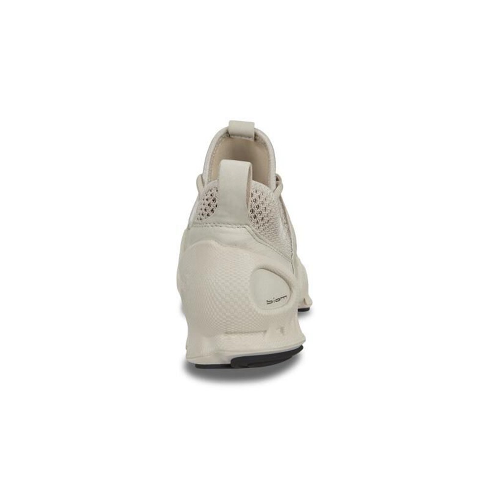 ECCO Womens Hiking Shoes White - Biom Aex Low Gtx - EJH-062379